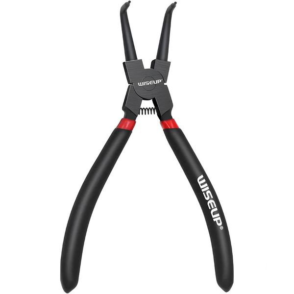 Industrial Quality 17.5Cm 90 Bent Tip Long Nose Circlip Pliers +Revibe Pen