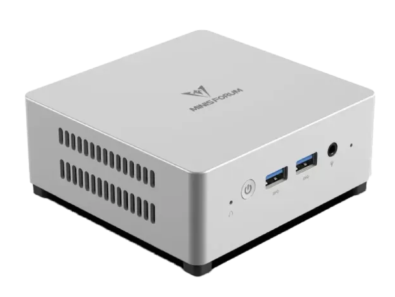 MINISFORUM UN100L 12th Gen LPDDR5 16GB RAM 512GB SSD Mini Desktop Computer