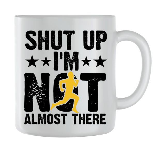 Not There Coffee Mugs for Men Women Running Graphic Sayings Cup Present 178
