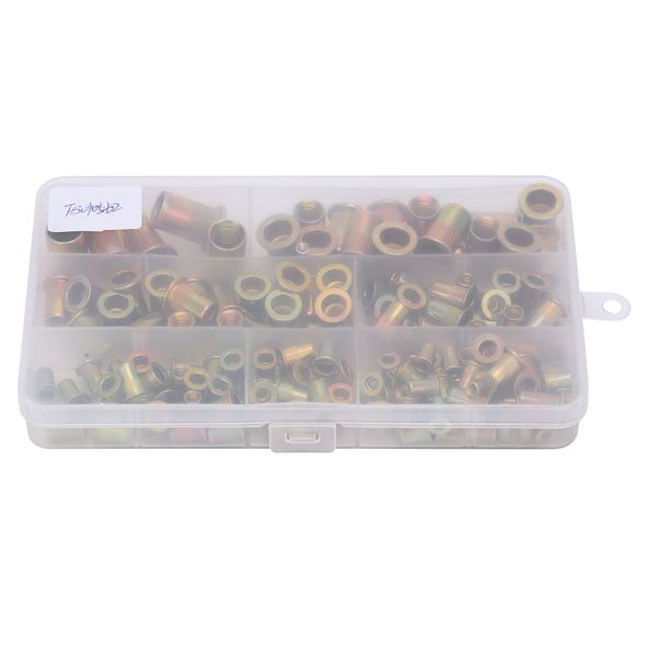 200Pieces Aluminum M6 Threaded Rivet Nuts