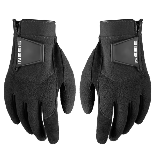 Inesis Men's Winter Golf Gloves Pair - CW Black
