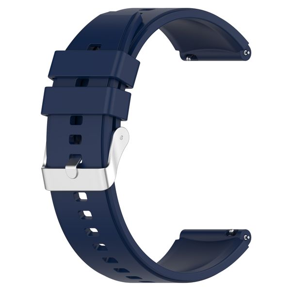 Silicone Strap Compatible with Garmin, Samsung, Huawei 20mm-Navy