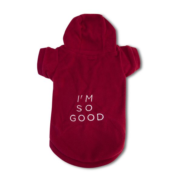 Dog Shirt - Winter - I m So Good - Maroon - XL (C-47cm, N-42cm, L-33cm)