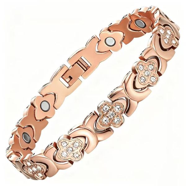 Women's Pure Copper Magnetic Bracelet - Ultra Strength Magnetic Copper