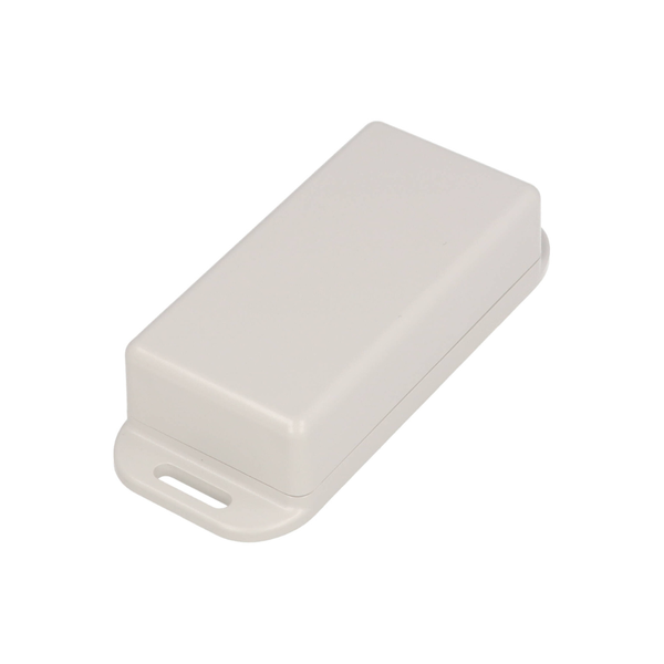 1551WKFLGY Polycarbonate Flanged Watertight Enclosure 80×40×22mm Grey IP68