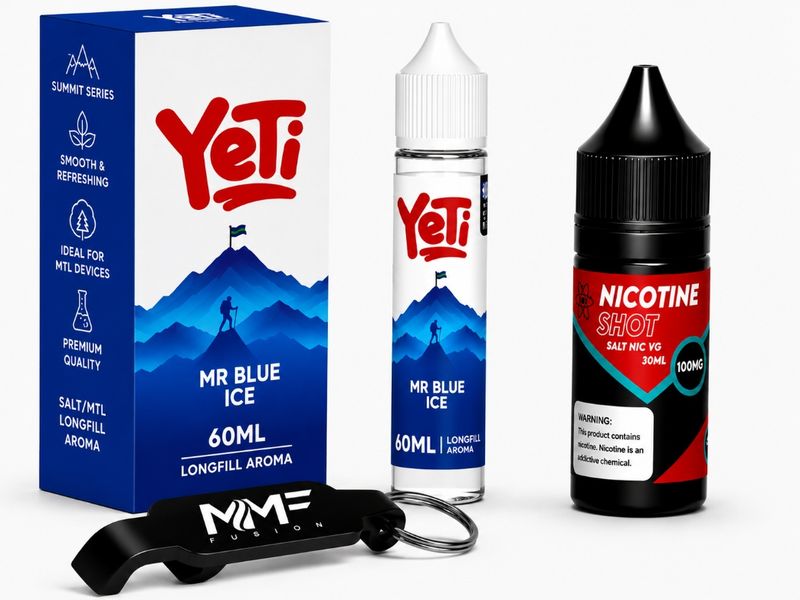 Yeti Series MMF E-Liquid 60ml Juice 50mg - Mr Blue Ice