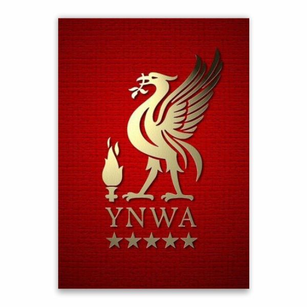 Liverpool Logo and YNWA Poster - A1