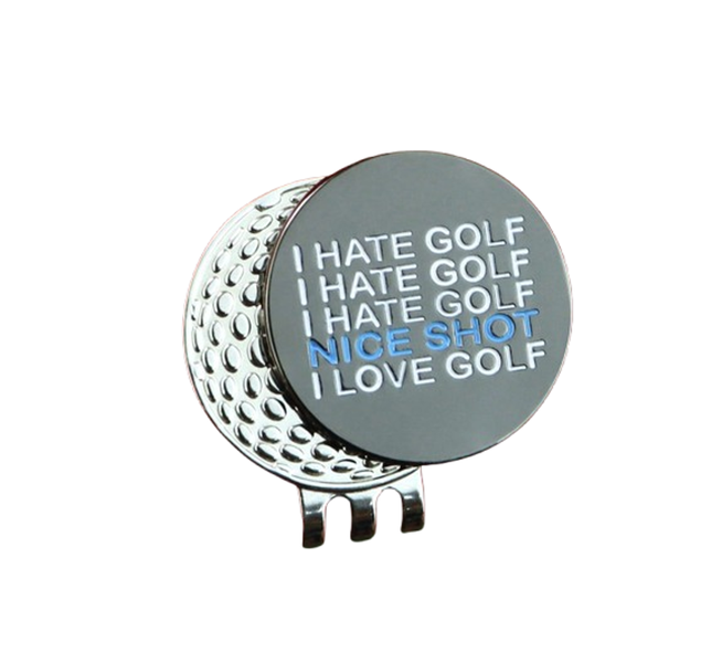 Golf Hat Marker Magnetic - I Love Golf
