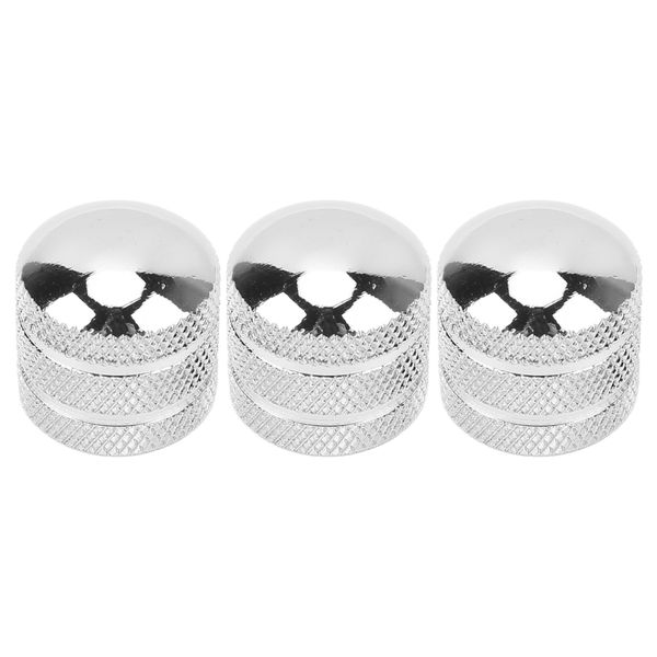 3Pcs Metal Guitar Control Knob Set for Bass