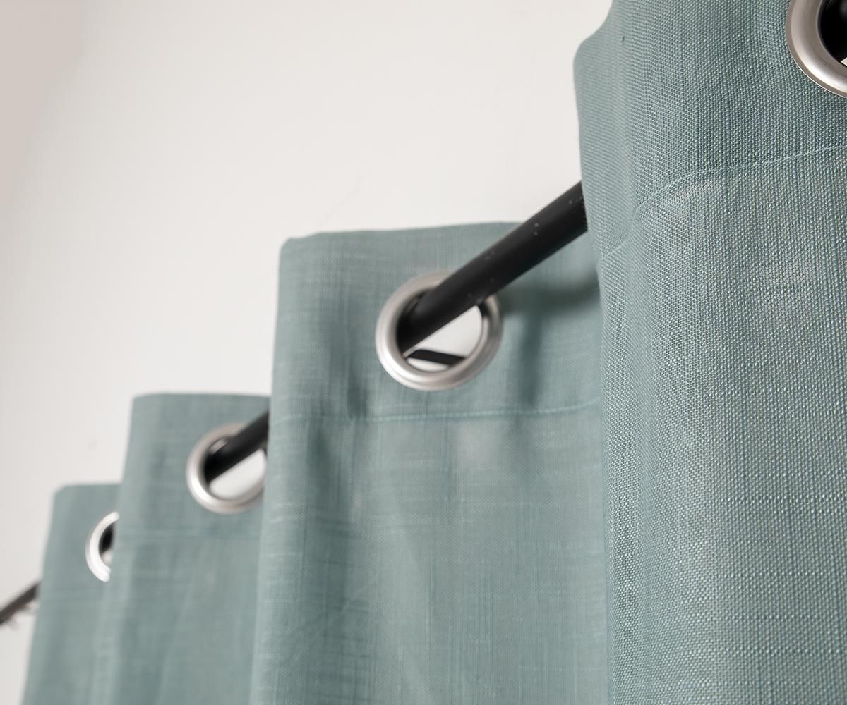 & Mason Textured Sheer Eyelet Unlined Curtain Buy Online in