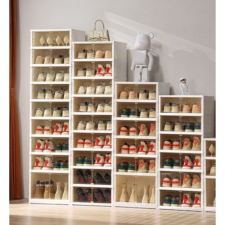 6 Layer Portable Shoe Cabinet with Magnetic Clear Door Shop Today. Get it Tomorrow takealot
