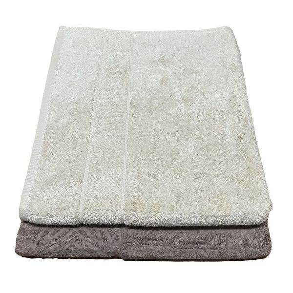 2 Pack Extra Large Bath Towel Luxury Cotton 80 x 150cm - BT14P100
