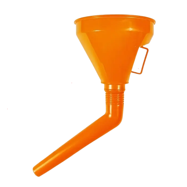 Universal Fuel &amp; Oil Funnel with Long Nozzle and Mesh Filter