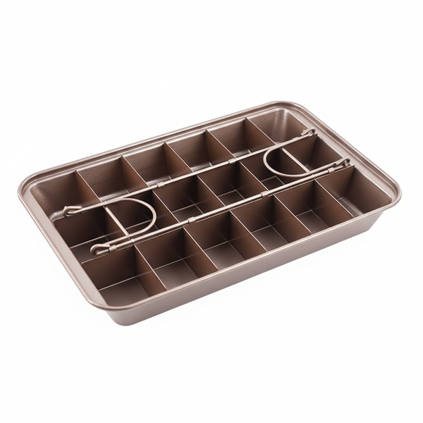 Carbon Steel Brownie Pan - Rose Gold