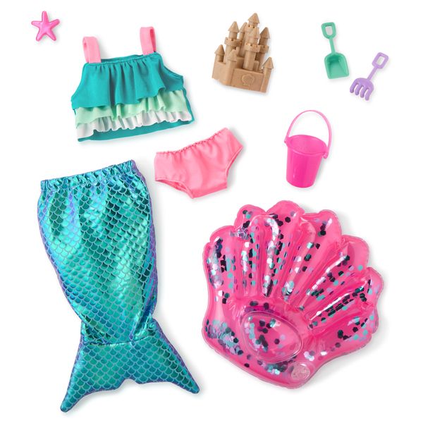 Our Generation 18-Inch Deluxe Mermaid Swimsuit Outfit