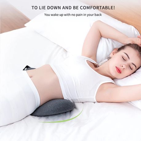 Ergonomic Memory Foam Lumbar Support Pillow for Back Pain Relief - Dark  Gray, Shop Today. Get it Tomorrow!