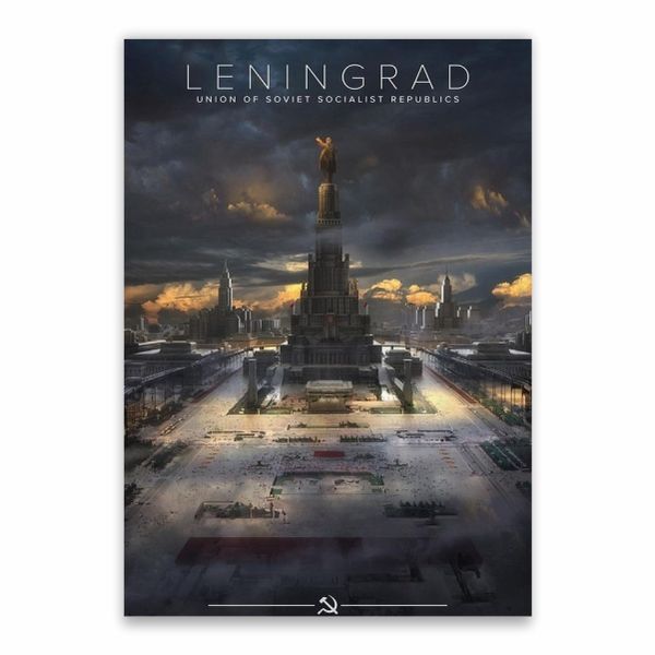 Leningrad Union Of Soviet Socialist Republics Poster - A1