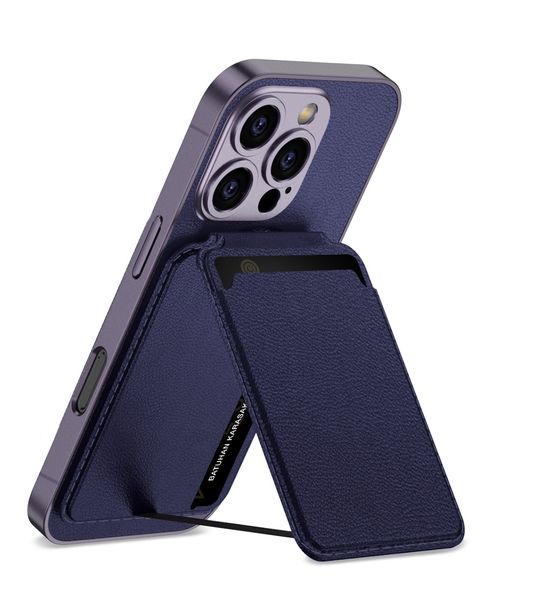 Case With Detachable Wallet Compatible With iPhone 16 Series - Silver