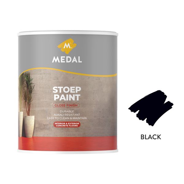 Medal - Stoep Paint 1L - Dark Admiralty Grey