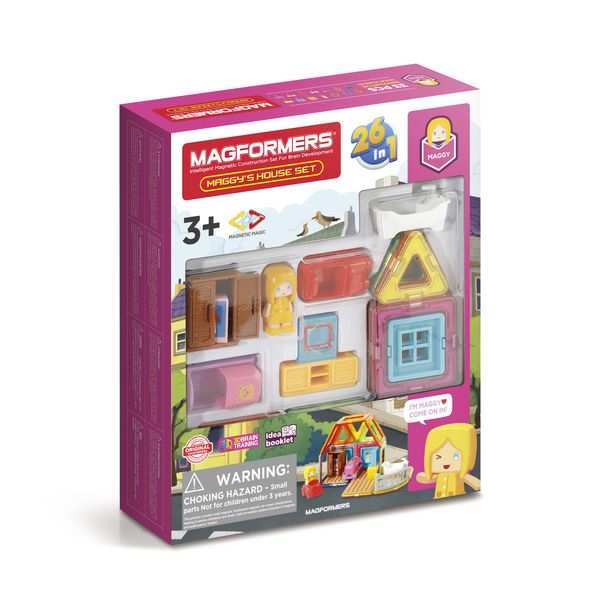 Magformers Maggy's House Set 33 Pcs - Ages 3+ - 705009