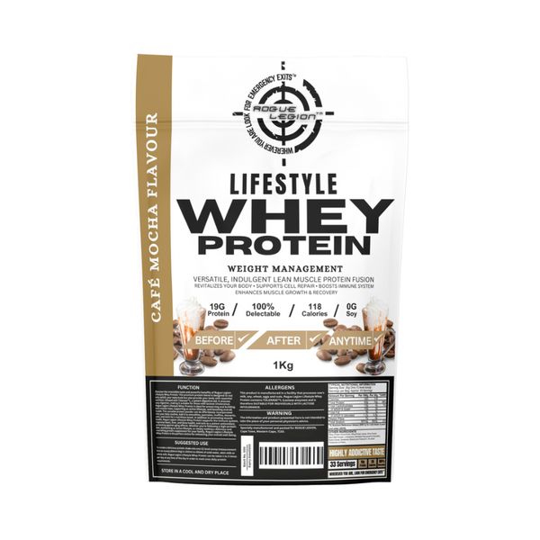 Rogue Legion Lifestyle Whey Protein - 1kg - Café Mocha