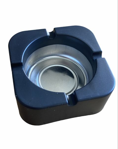 Ashtray Lightweight Square with Metal Cup