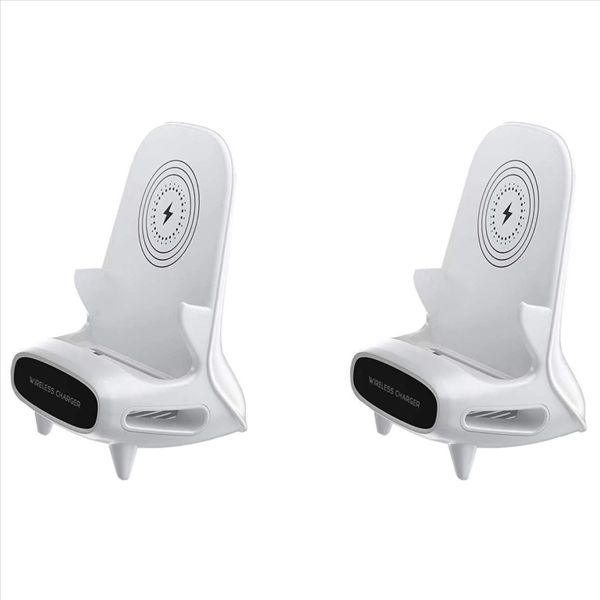 Mini Chair Wireless Charger With Stand 15W Wireless Fast Charger