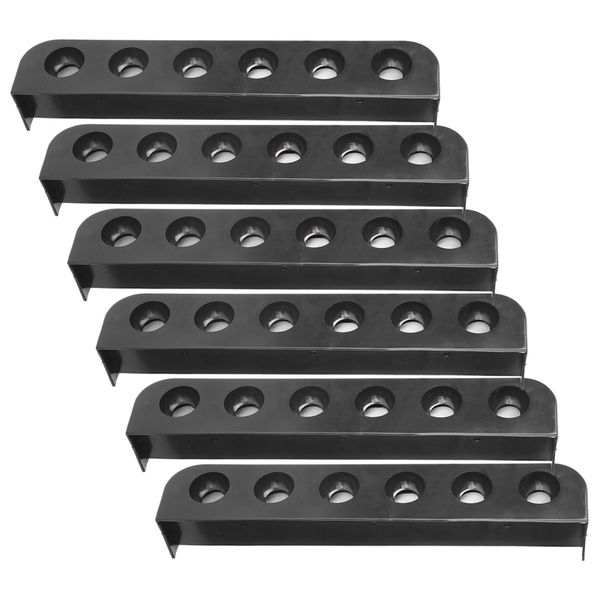 Billiards Wall Mounted Pool Cue Rack Bracket - 3 Set 6 Pieces