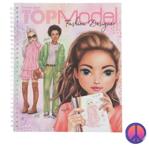 Top Model Create Your Fashion Designer with Peace Badge