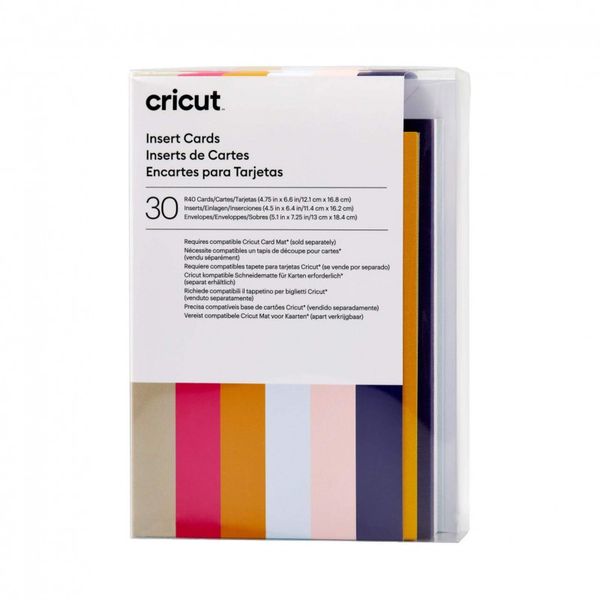Cricut Insert Cards Sensei R40 (12;1 Cm X 16;8 Cm) 30-Pack