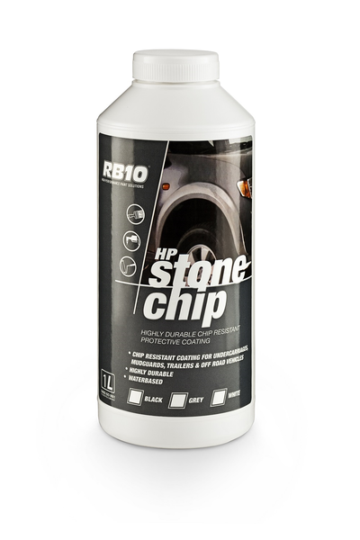 Promac Paints - HP Stone Chip Interior &amp; Exterior Paint 1L - Black