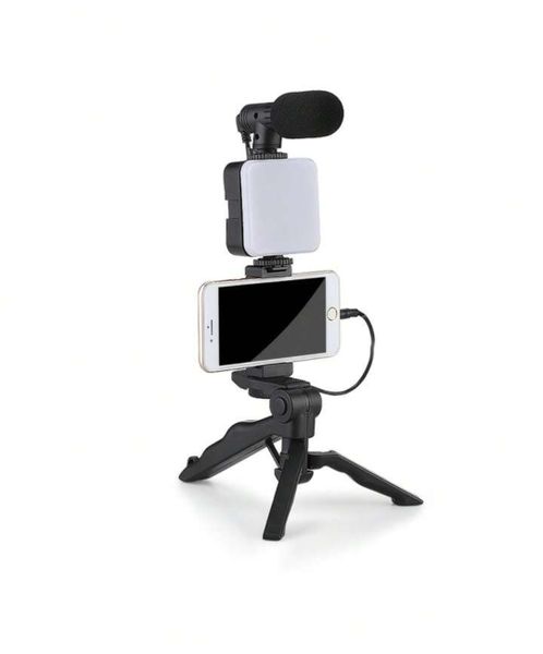 Tripod Video Recording Smartphone Video Log Led Light Video Production Kit