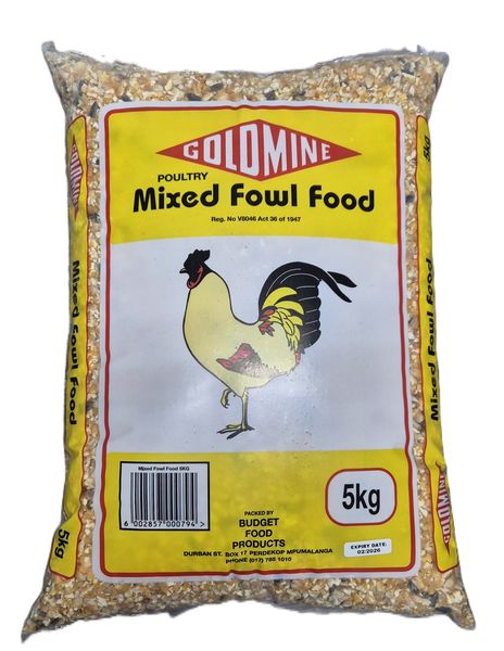 Goldmine - 5kg Mixed Fowl Food