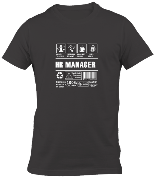 TUP White T-Shirt - HR Manager