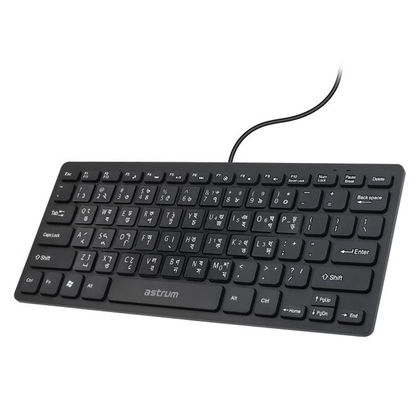 Astrum KB350 Wired USB Mini Dual Language Keyboard
