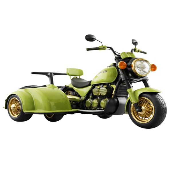 Electric Kids Motorcycle with Sidecar - Realistic Ride-On, (Ages 2-5)