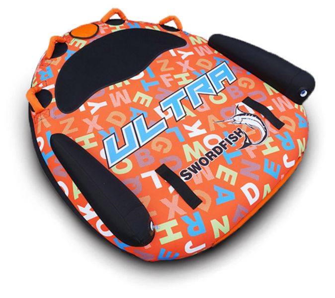 Ultra Swordfish 63-Inch x 56-Inch Heavy Duty Towable Inflatable Boat Tube