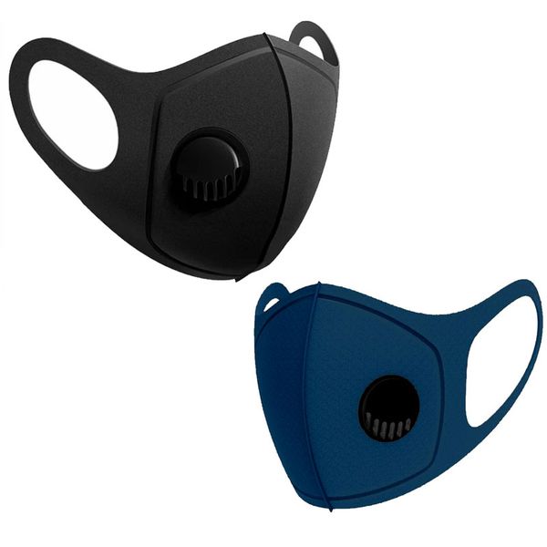 Sponduct Face Mask Reusable Washable Respiratory Valve 1X Teal &amp; 1 X Black