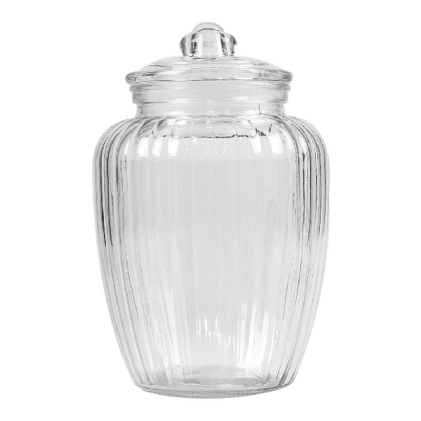 Kitro Midium Beehive Ribbed Glass 1.35 L Jar