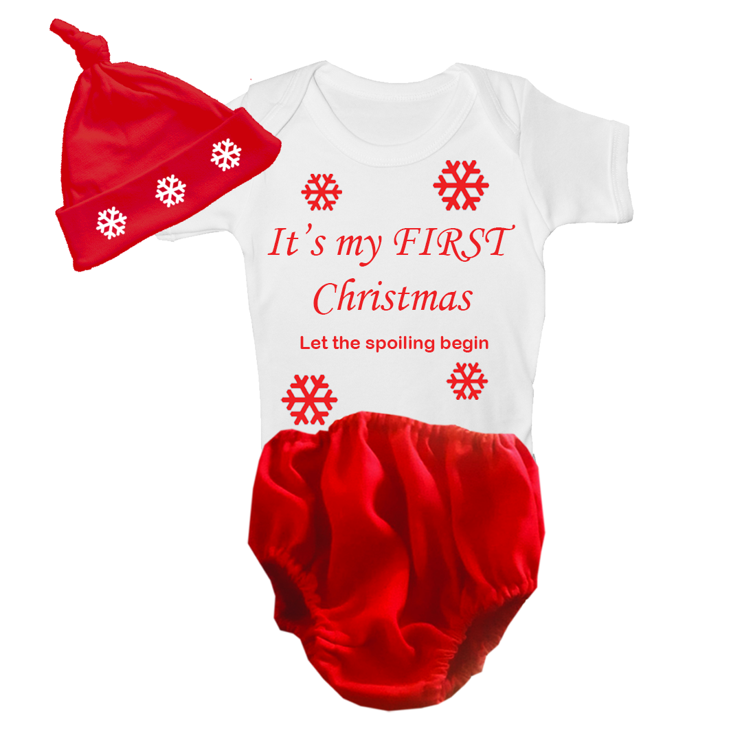 My First Christmas Outfit - Red | Buy Online in South Africa 