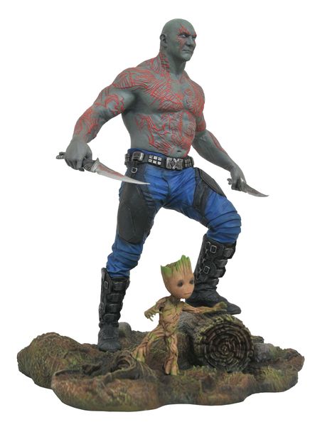 Marvel Gallery GOTG 2 Drax &amp; Baby Groot PVC Statue