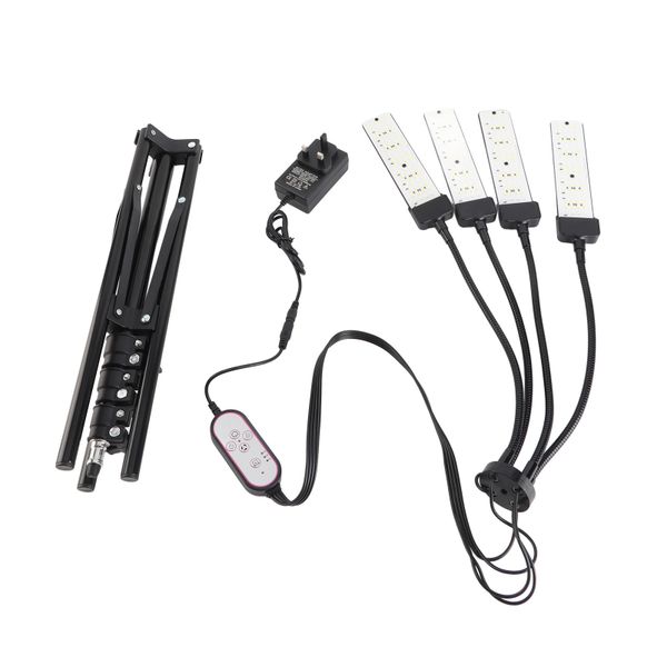 Full Spectrum LED Grow Light 3 Modes 5 Brightness Adjustable Stand