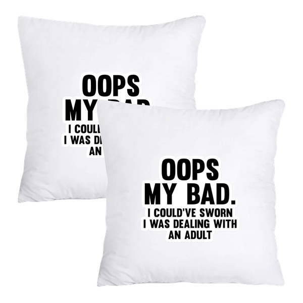 Scatter Cushion Cover Set (50cmx50cm) - oops my bad