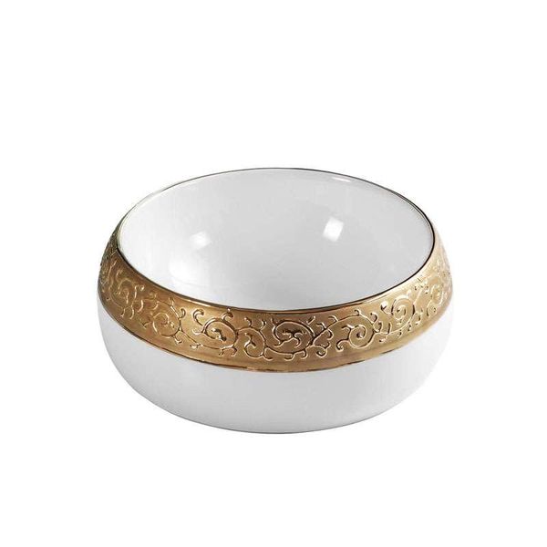 Beautiful Gold and White Bathroom Basin