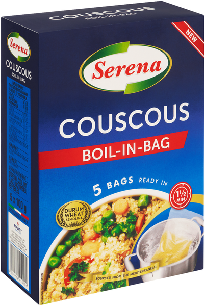 Serena Couscous Boil in a Bag (5 x 100g)