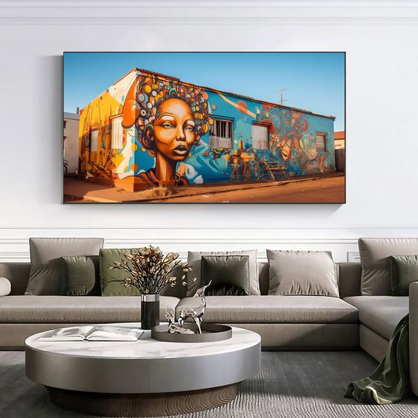 Canvas Wall Art - Street Art Mural - 0300