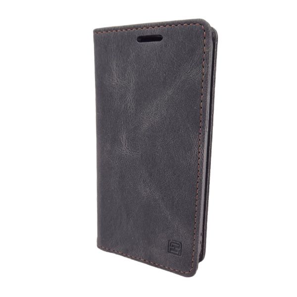 Magnetic Wallet Phone Case Compatible with Apple iPhone 12 Mini - 5.4" (2020) - Black