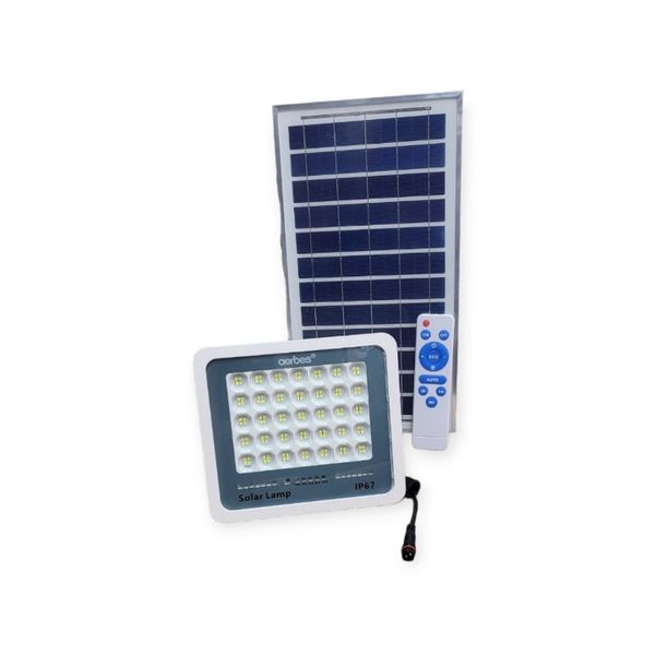 Solar Powered LED Floodlight With Remote Control 100W