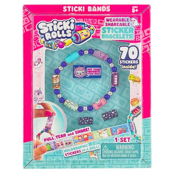 Sticki Rolls Sticker Bracelet Set Wearable Stickers Ages 5+