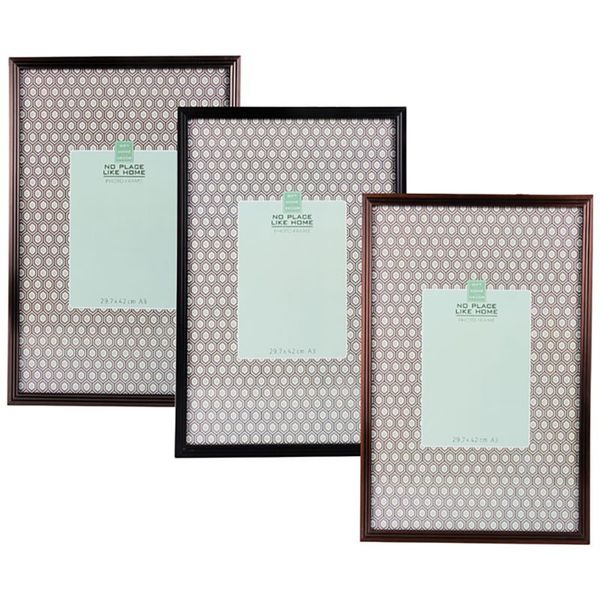 Bulk Pack x 3 Picture-Frame Plastic Ridges A3